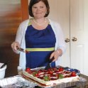 Cutting the Strawberry Shortcake